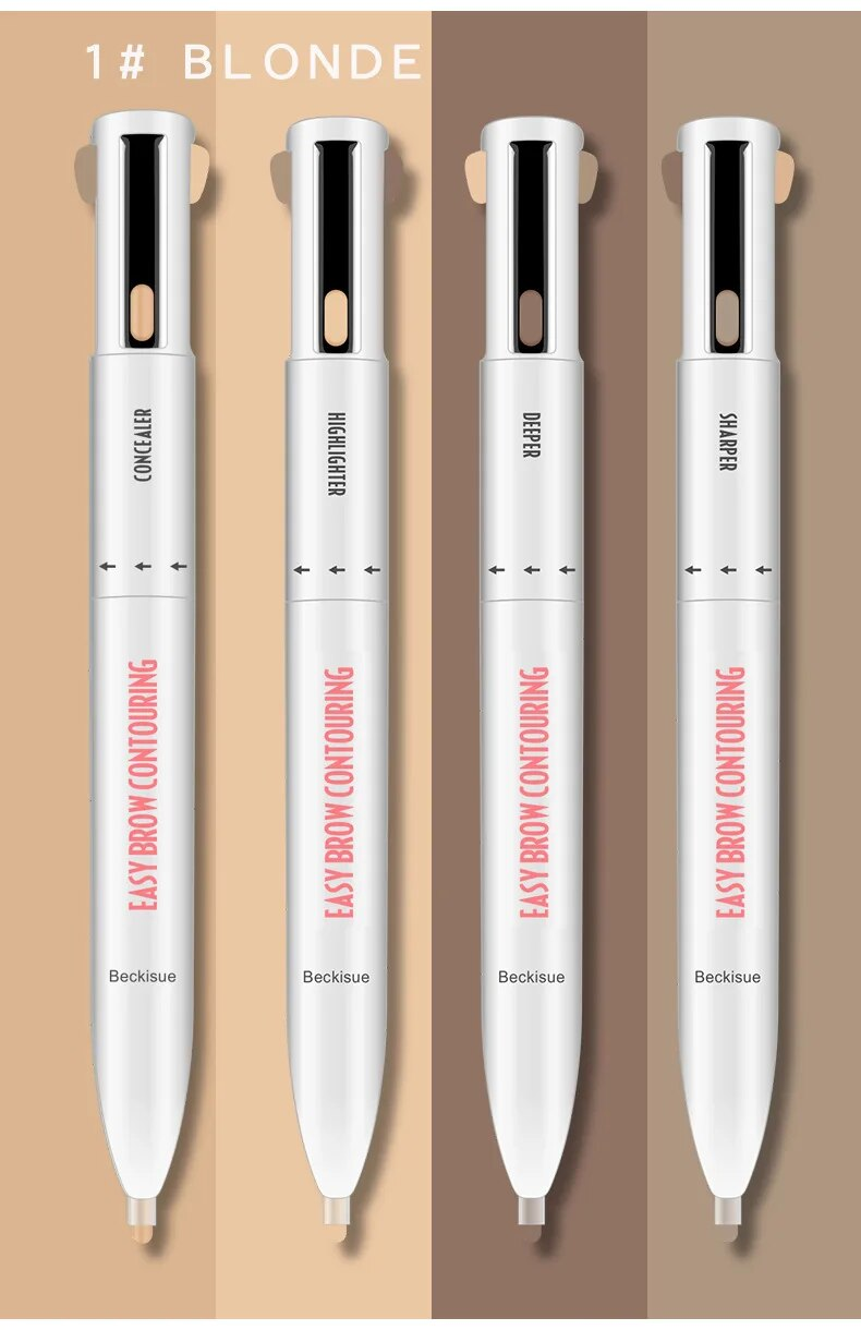Eye liner impermeabile per sopracciglia a 4 colori